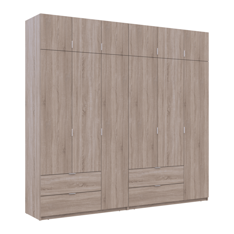 Комплект Лукас Дуб сонома 3+3 ДСП 255х50х240 (42005111)