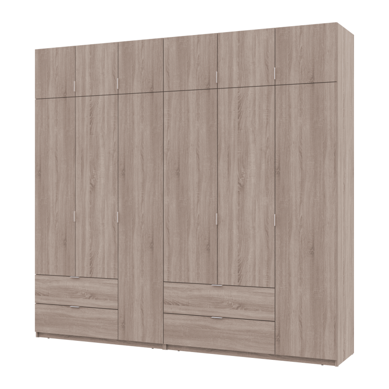 Комплект Лукас Дуб сонома 3+3 ДСП 255х50х240 (42005111)