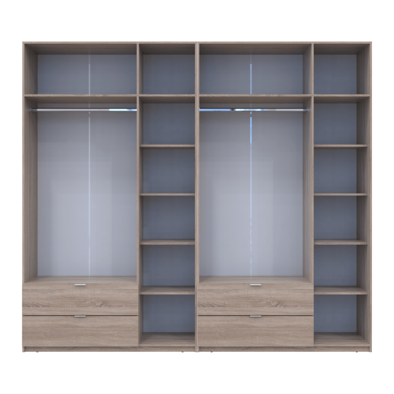 Комплект Лукас Дуб сонома 3+3 ДСП 270х50х240 (42005115)