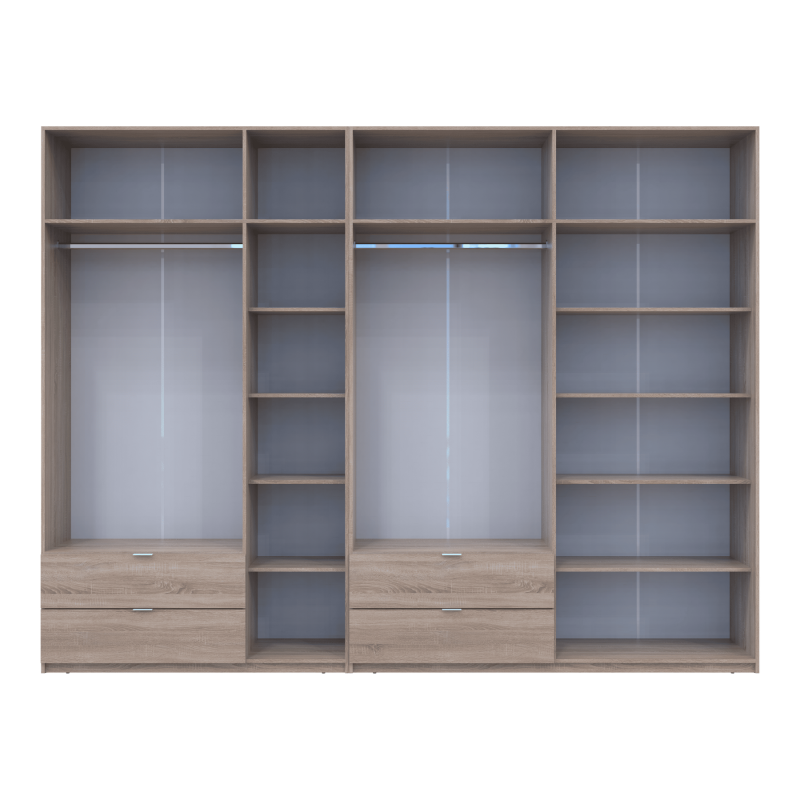 Комплект Лукас Дуб сонома 3+4 ДСП 315х50х240 (42005135)