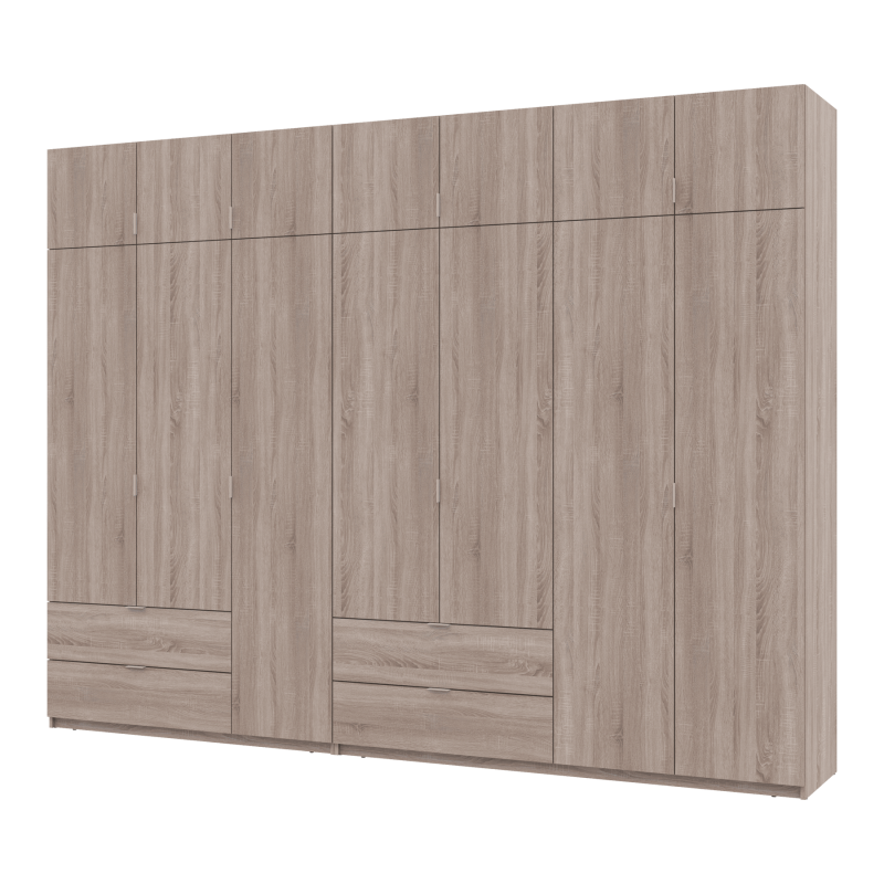 Комплект Лукас Дуб сонома 3+4 ДСП 315х50х240 (42005135)