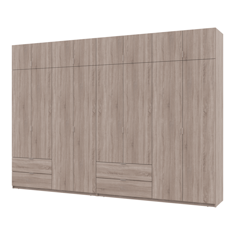 Комплект Лукас Дуб сонома 4+4 ДСП 340х50х240 (42005139)