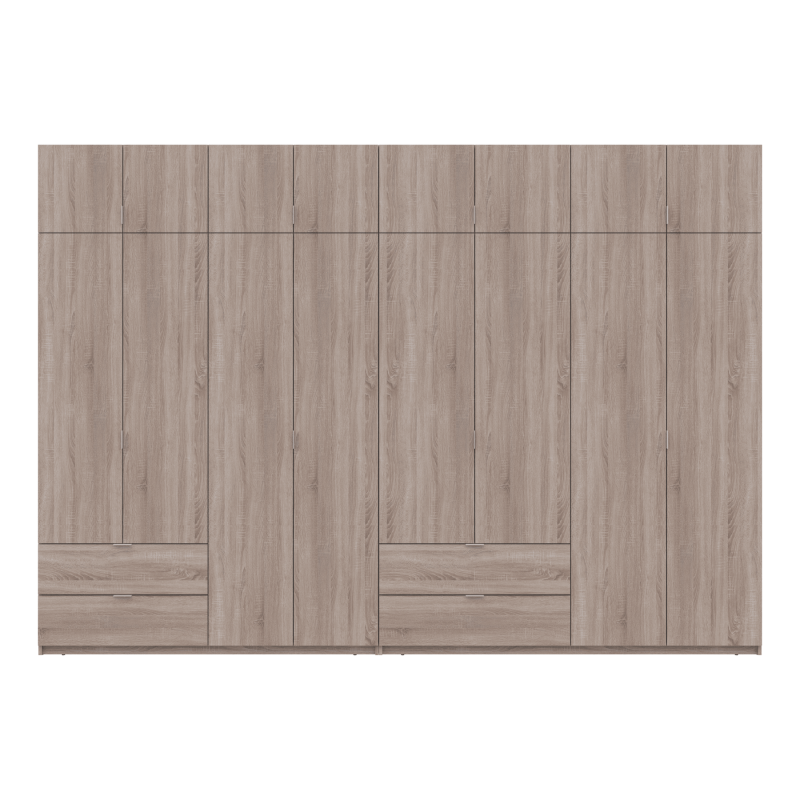 Комплект Лукас Дуб сонома 4+4 ДСП 340х50х240 (42005139)