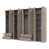 Комплект Лукас Дуб сонома 4+4 ДСП 340х50х240 (42005139)