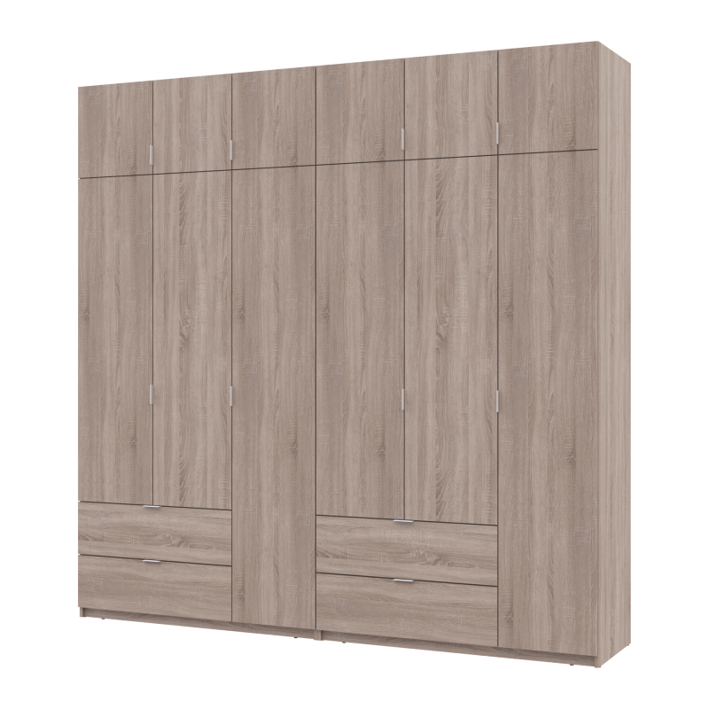 Комплект Лукас Дуб Сонома 3+3 ДСП 240х50х240 (42005107)