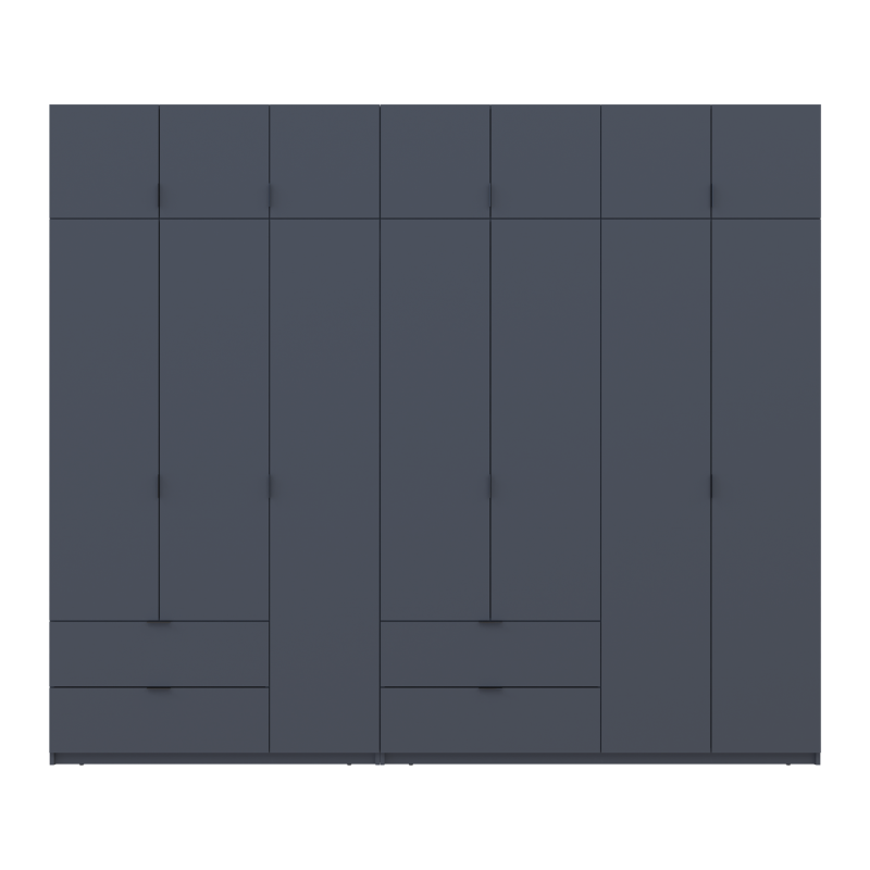 Комплект Лукас Графит 3+4 ДСП 280х50х240 (42005121)