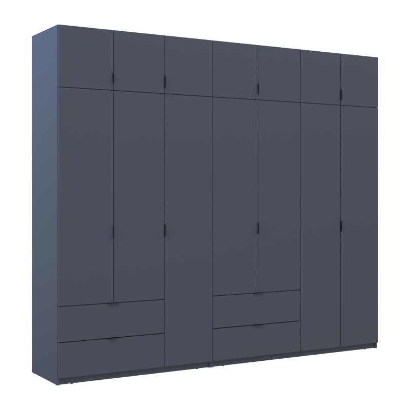 Комплект Лукас Графит 3+4 ДСП 280х50х240 (42005121)