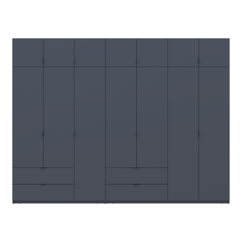 Комплект Лукас Графит 3+4 ДСП 315х50х240 (42005137)