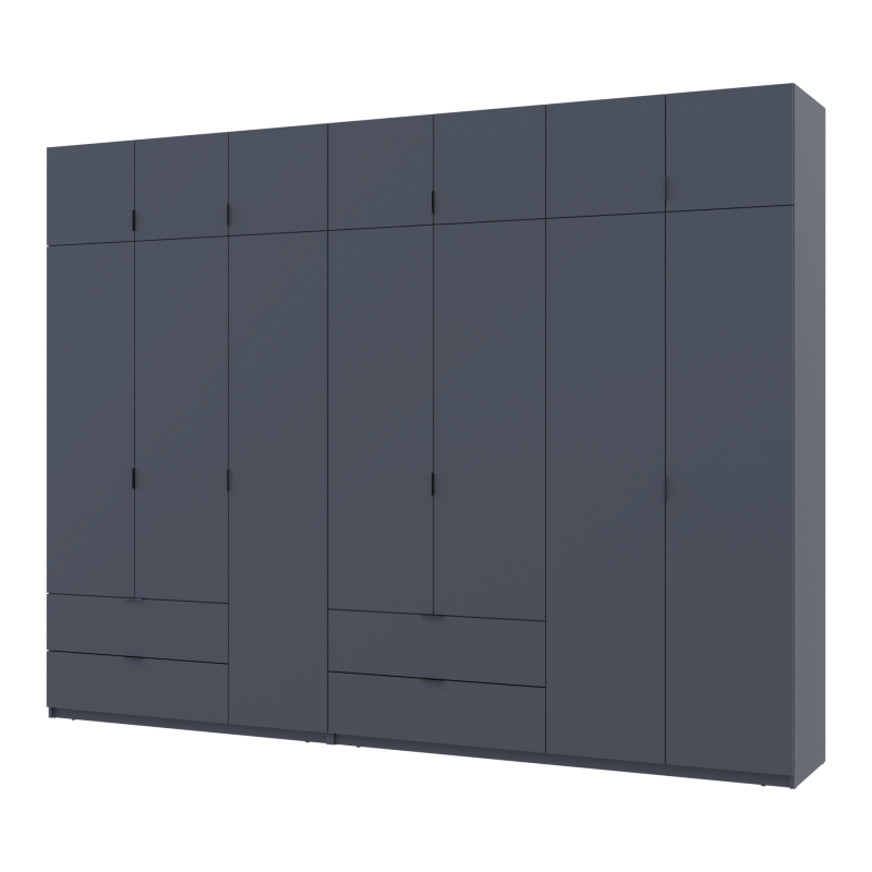 Комплект Лукас Графит 3+4 ДСП 315х50х240 (42005137)