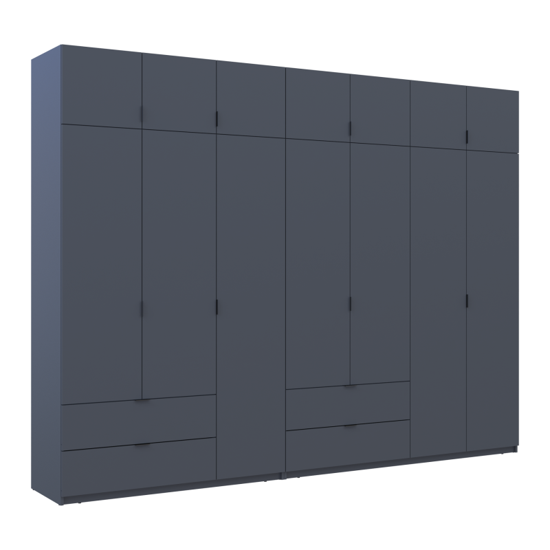 Комплект Лукас Графит 3+4 ДСП 315х50х240 (42005137)