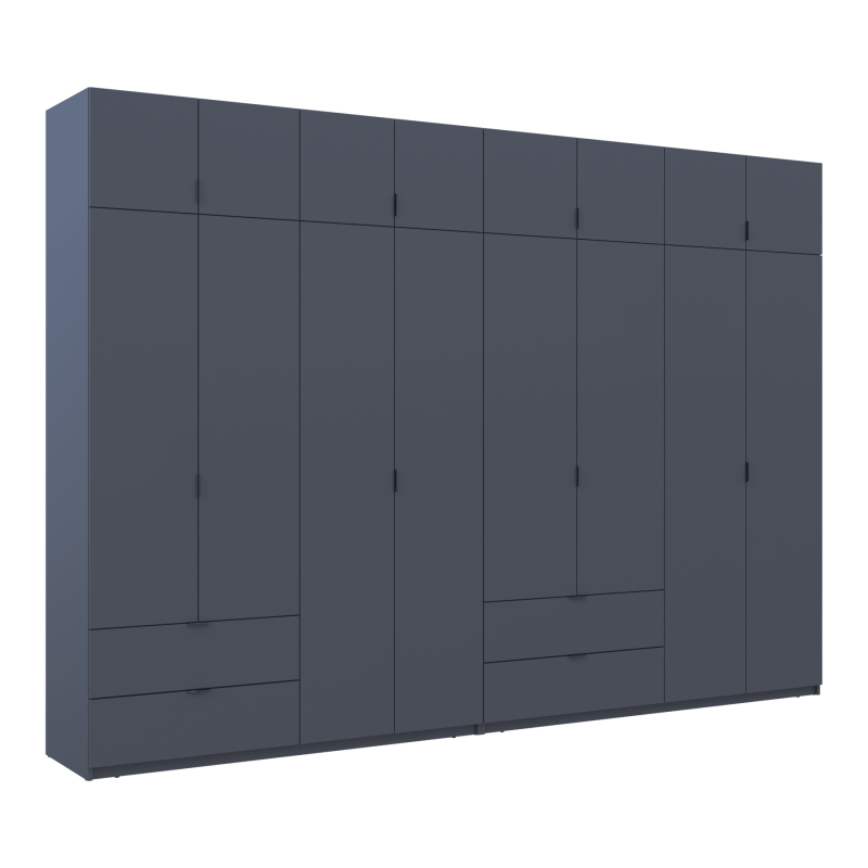 Комплект Лукас Графит 4+4 ДСП 340х50х240 (42005141)
