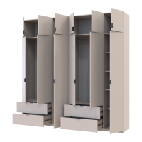 Комплект Лукас Кашемир 3+3 ДСП 240х50х240 (42005108)