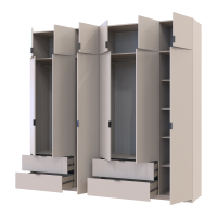 Комплект Лукас Кашемир 3+3 ДСП 255х50х240 (42005112)