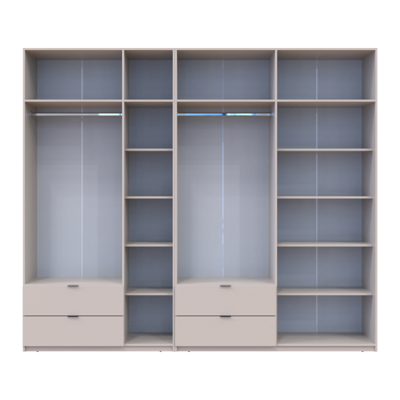 Комплект Лукас Кашемир 3+4 ДСП 280х50х240 (42005120)