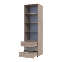 Gelar Sonoma Oak 3Sh Clothes Case 60x49.5x203.4 (41516131)