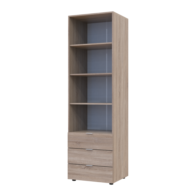 Gelar Sonoma Oak 3Sh Clothes Case 60x49.5x203.4 (41516131)
