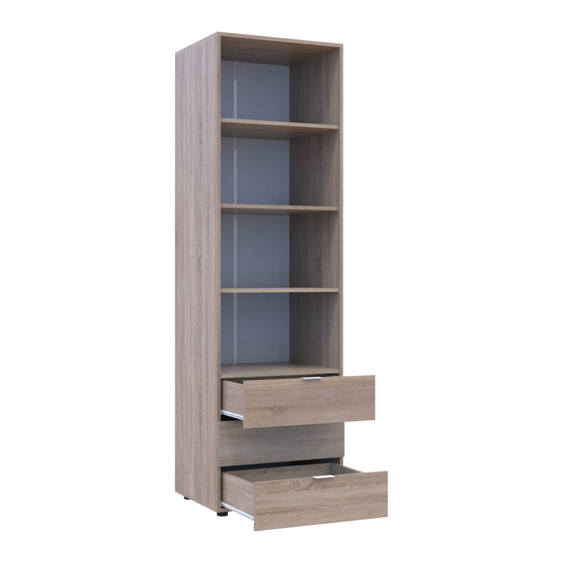 Gelar Sonoma Oak 3Sh Clothes Case 60x49.5x203.4 (41516131)
