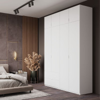 Распашной шкаф для одежды Лукас Белый 160х50х240 (80737067)