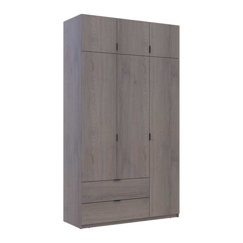 Распашная шкаф для одежды Лукас Канноло/Канноло 3 ДСП 135х50х240 (44900369)