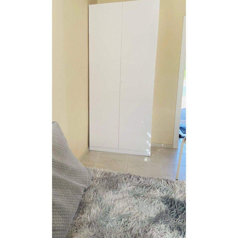 Шкаф для одежды Промо с полками Белый 2 ДСП 90х48х204 (42005100)