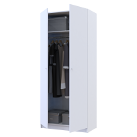 Шкаф для одежды Промо Белый 2 ДСП 90х48х204 (80737070)
