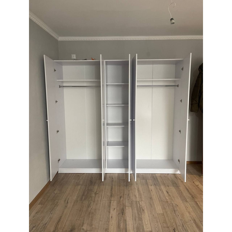 Шкаф для одежды Промо Белый 2+3 ДСП 225х48х204 (42005004)