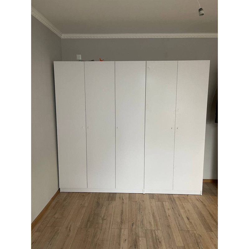 Шкаф для одежды Промо Белый 2+3 ДСП 225х48х204 (42005004)