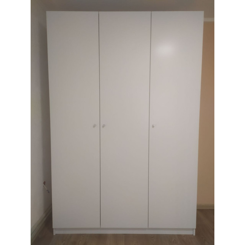 Шкаф для одежды Промо Белый 3 ДСП 135х48х204 (80737071)