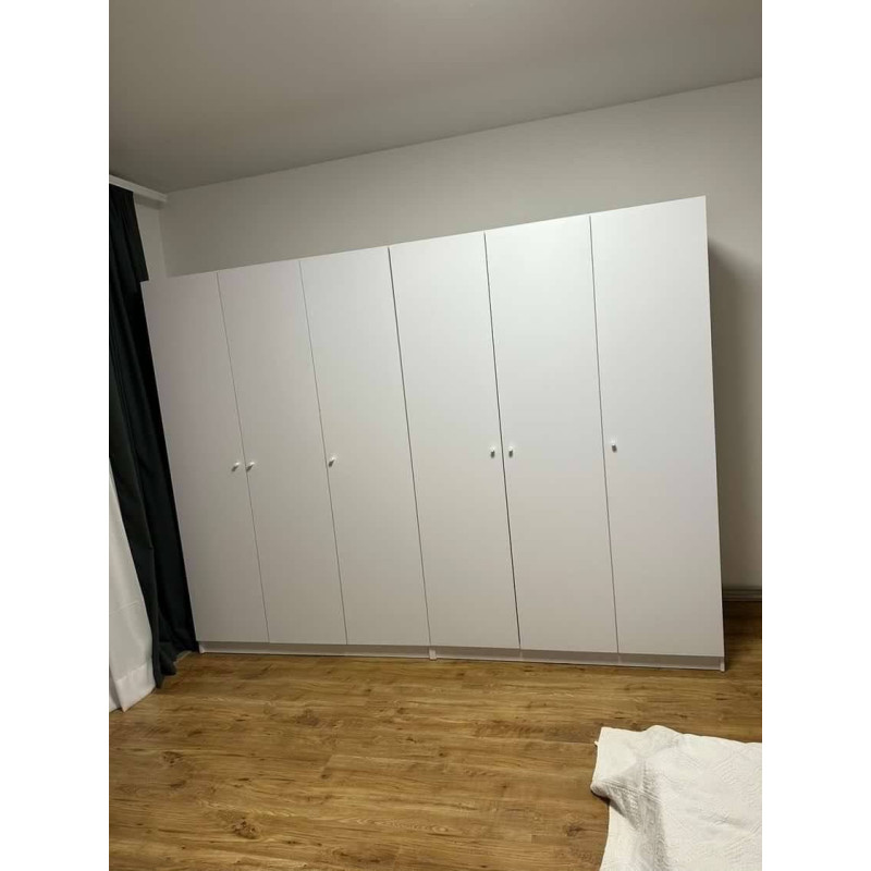 Шкаф для одежды Промо Белый 3+3 ДСП 270х48х204 (42005006)