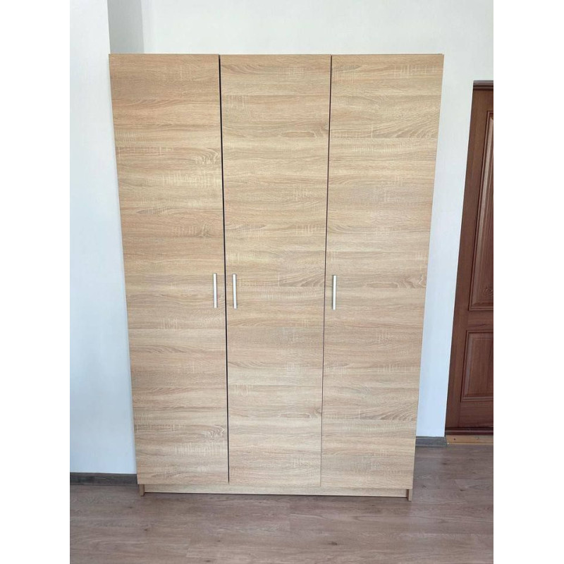 Шкаф для одежды Промо Дуб Cонома 3 ДСП 135х48х204 (80737072)