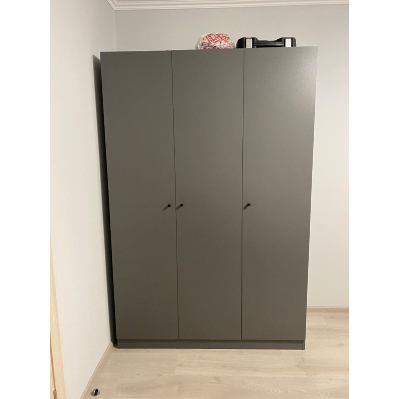 Шкаф для одежды Промо Графит 3 ДСП 135х48х204 (44900233)