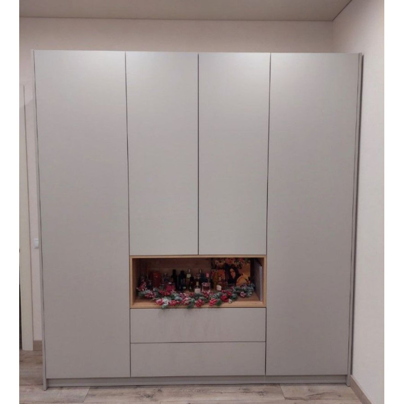 Шкаф для одежды с нишей Дейл Кашемир/Дуб Артизан 4 ДСП 206х52х220 (80737727)