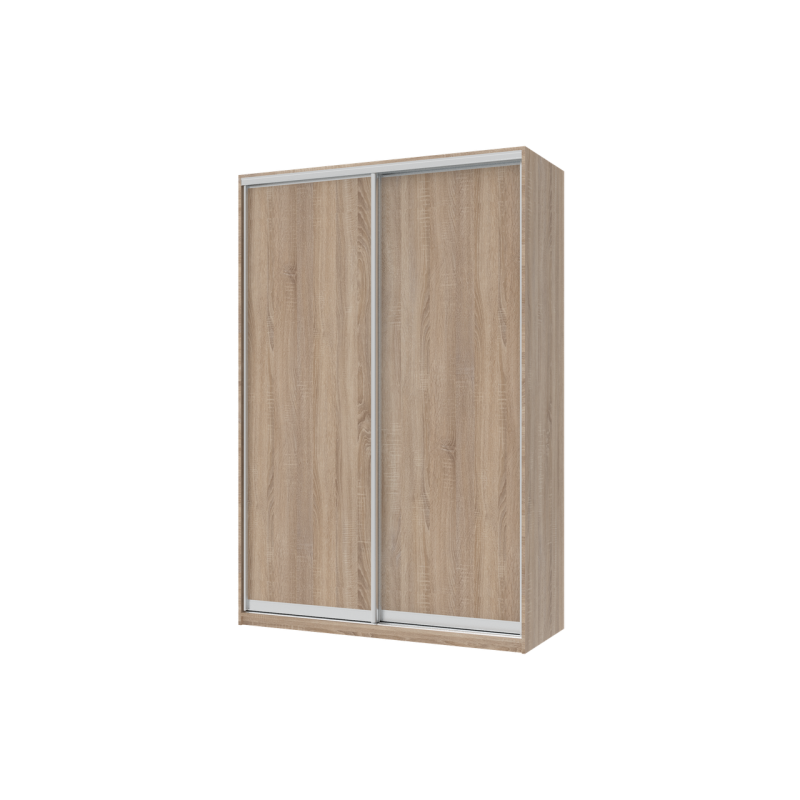 Шкаф купе Сити Лайт Дуб Cонома 2 ДСП 150х60х225 (42002012)