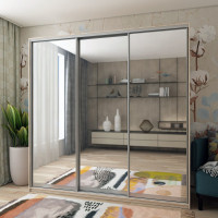 Шкаф купе Сити Лайт Дуб сонома 3 Зеркала 225х60х225 (42002138)