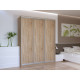 Шкаф купе Сити Лайт Дуб Cонома 3 ДСП 180х60х225 (42002003)