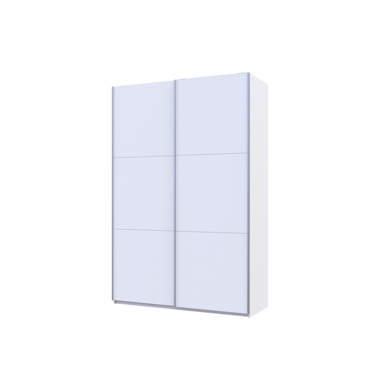 Шкаф купе G-Caiser Белый 2 ДСП / 3 части 160х60х240 (42002104)