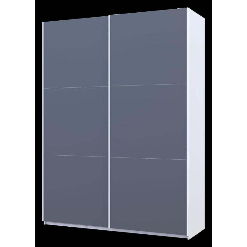 Шкаф купе G-Caiser Белый Графит 2 ДСП / 3 части 180х60х240 (42005093)