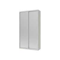Шкаф купе Сити Лайт Белое дерево 2 Зеркала 120х60х225 (42002041)