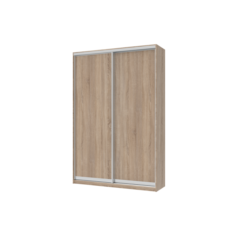 Шкаф купе Сити Лайт Дуб Cонома 2 ДСП 150х45х225 (42002013)