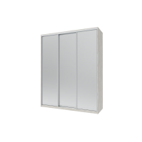 Шкаф купе Сити Лайт Белое дерево 3 Зеркала 180х60х225 (42002045)