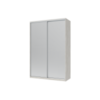 Шкаф купе Сити Лайт Белое дерево 2 Зеркала 150х60х225 (42002061)