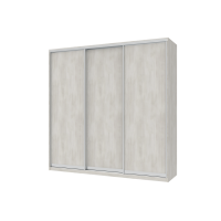 Шкаф купе Сити Лайт Белое дерево 3 ДСП 225х60х225 (42002005)