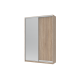 Шкаф купе Сити Лайт Дуб Cонома 1 ДСП / 1 Зеркало 150х45х225 (42002037)