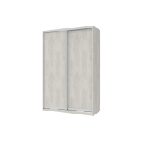 Шкаф купе Сити Лайт Белое дерево 2 ДСП 150х60х225 (42002016)