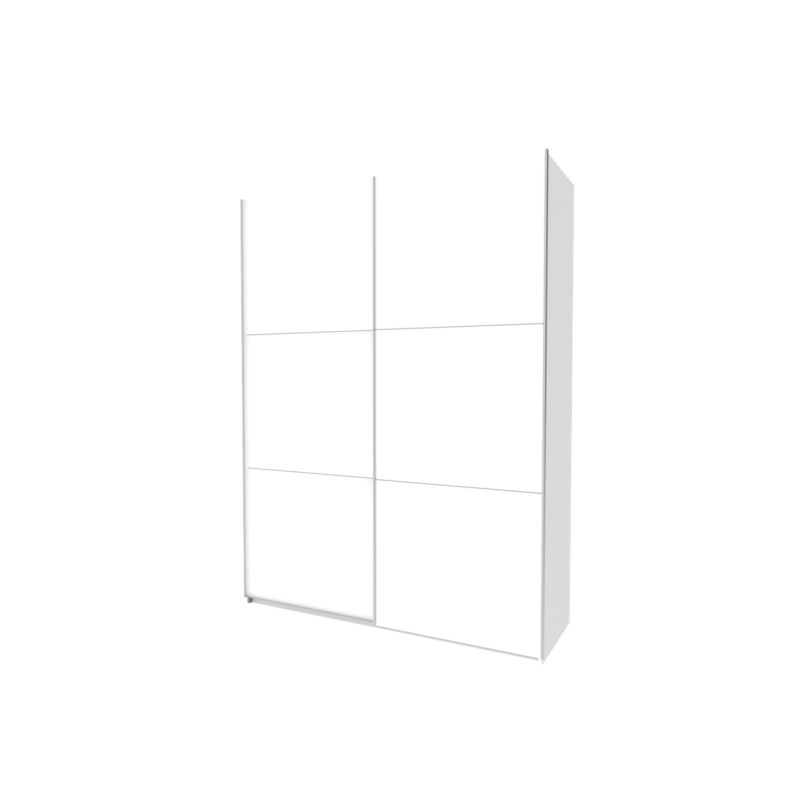 Шкаф купе G-Caiser Белый 2 ДСП / 3 части 180х60х240 (42002108)