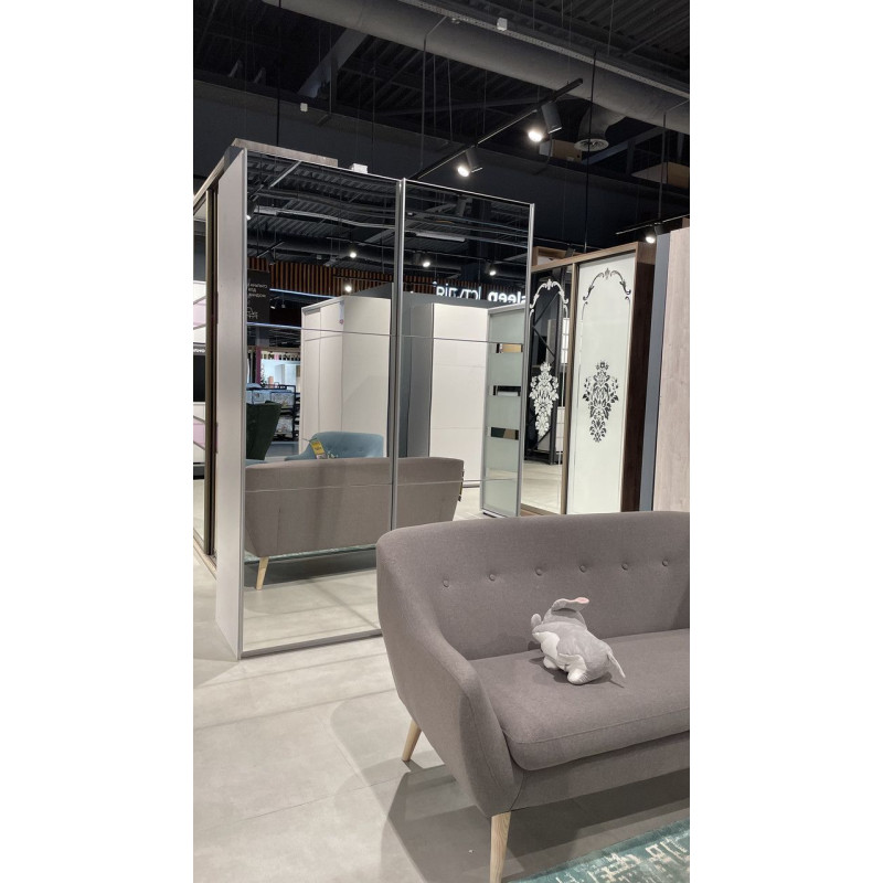 Шкаф купе G-Caiser Белый 2 Зеркала 180х60х240 (42005019)