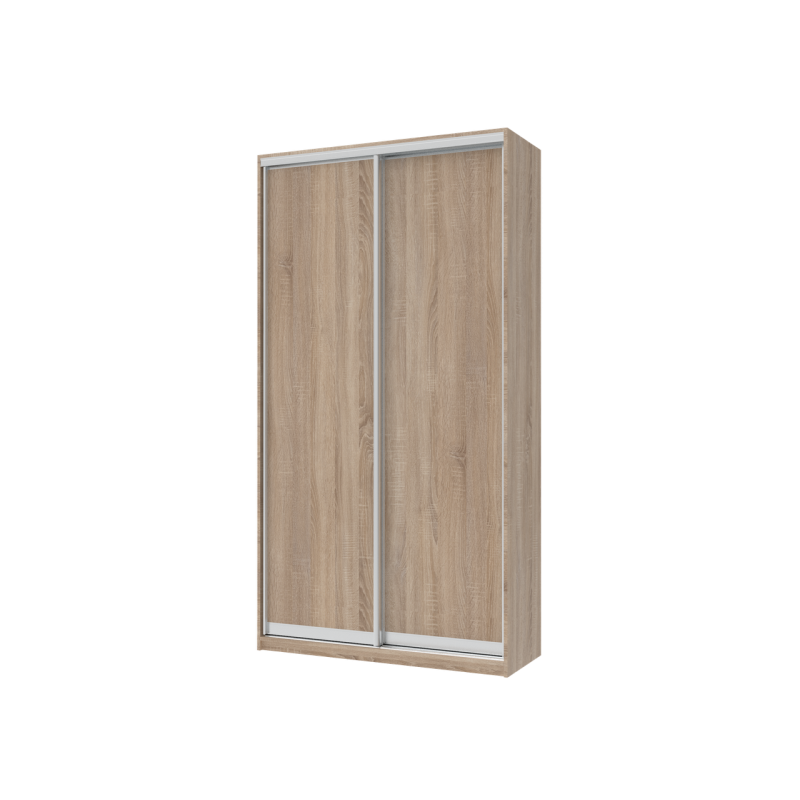 Шкаф купе Сити Лайт Дуб Cонома 2 ДСП 120х45х225 (42002011)