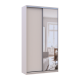 Шкаф купе Сити Лайт Кашемир 1 ДСП / 1 зеркало 120х45х225 (80736338)
