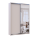 Шкаф купе Сити Лайт Кашемир 1 ДСП / 1 зеркало 150х45х225 (80736356)
