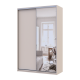 Шкаф купе Сити Лайт Кашемир 1 ДСП / 1 зеркало 150х60х225 (80736353)